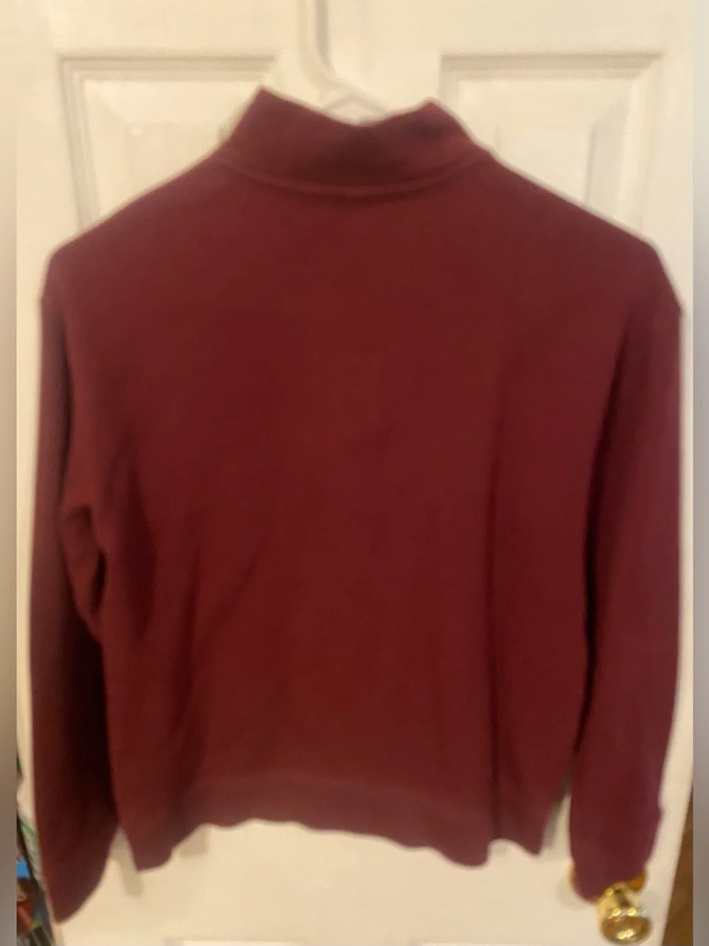 🍁 Old Navy Boys XL (14-16) Burgundy 1/4 Zip Pullover Sweater 🍁